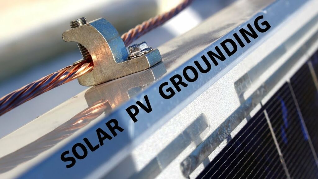 solar panel grounding