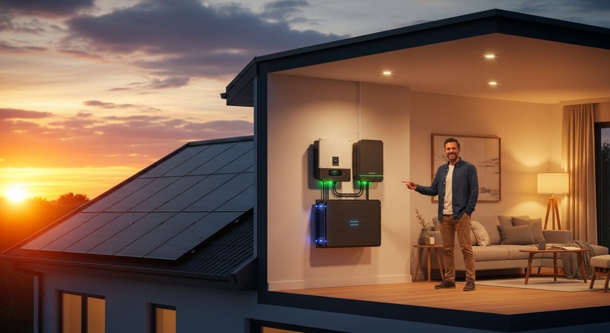 solar inverter and battery explained